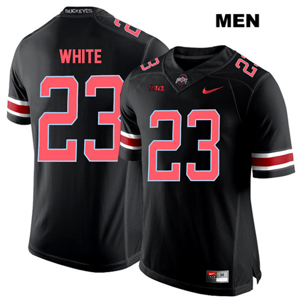 Ohio State Buckeyes Men's De'Shawn White #23 Red Number Black Authentic Nike College NCAA Stitched Football Jersey QX19U26ND